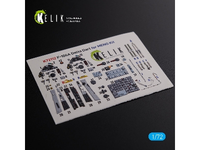 F-106a Delta Dart Interior 3d Decals For Meng Kit - zdjęcie 1