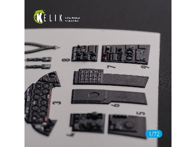 F9f-2 Panther Interior 3d Decals For Hobbyboss Kit - zdjęcie 4