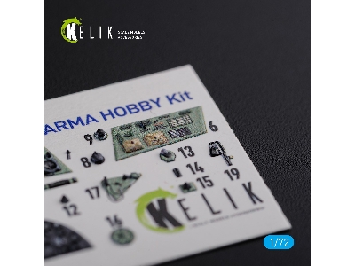Hurricane Mk Iic Interior 3d Decals For Arma Hobby Kit - zdjęcie 4