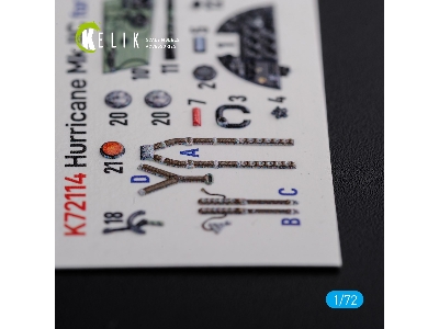 Hurricane Mk Iic Interior 3d Decals For Arma Hobby Kit - zdjęcie 5