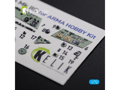 Hurricane Mk Iic Interior 3d Decals For Arma Hobby Kit - zdjęcie 6