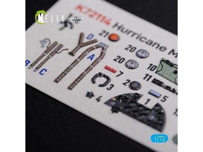 Hurricane Mk Iic Interior 3d Decals For Arma Hobby Kit - zdjęcie 7