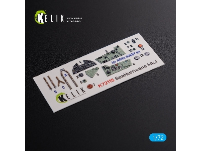 Sea Hurricane Mk I Interior 3d Decals For Arma Hobby Kit - zdjęcie 1