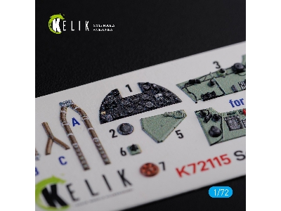 Sea Hurricane Mk I Interior 3d Decals For Arma Hobby Kit - zdjęcie 3