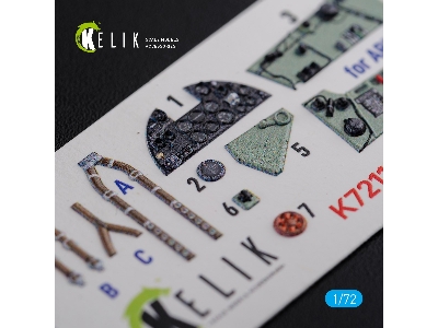 Sea Hurricane Mk I Interior 3d Decals For Arma Hobby Kit - zdjęcie 8
