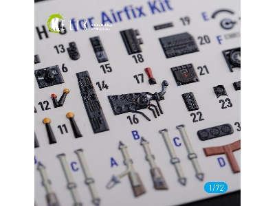 He-111 H6 Interior 3d Decals For Airfix Kit - zdjęcie 2