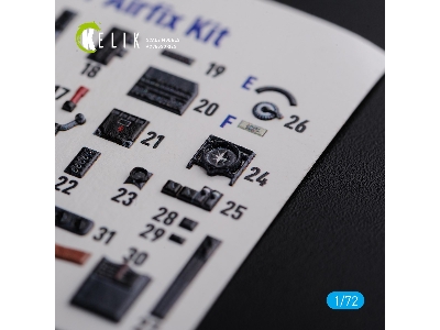 He-111 H6 Interior 3d Decals For Airfix Kit - zdjęcie 5