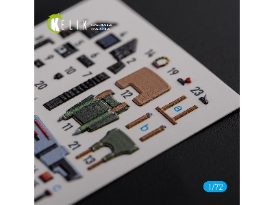 Mirage 2000c Interior 3d Decals For Modelsvit Kit - zdjęcie 5