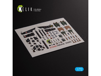 Mirage 2000d Interior 3d Decals For Modelsvit Kit - zdjęcie 1