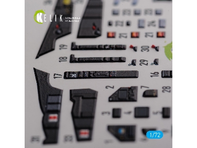 Mirage 2000d Interior 3d Decals For Modelsvit Kit - zdjęcie 3