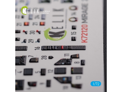 Mirage 2000d Interior 3d Decals For Modelsvit Kit - zdjęcie 5