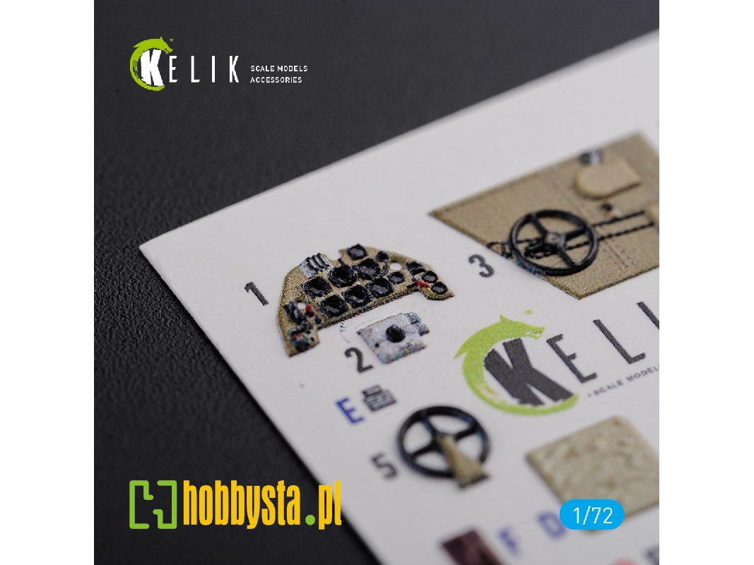 Bf109-f2/F4 Reconnaissance Interior 3d Decals For Fine Molds Kit - zdjęcie 1