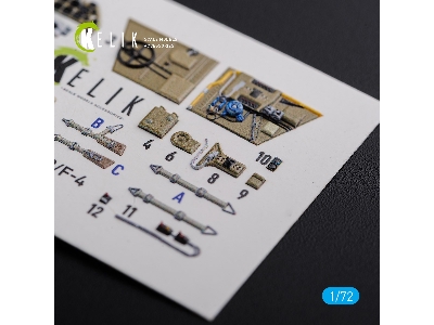 Bf109-f2/F4 Reconnaissance Interior 3d Decals For Fine Molds Kit - zdjęcie 7
