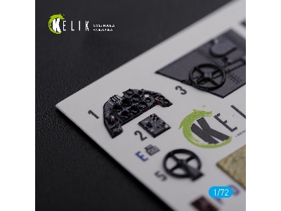Bf109-f2/F4 Interior 3d Decals For Fine Molds Kit - zdjęcie 3