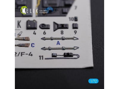 Bf109-f2/F4 Interior 3d Decals For Fine Molds Kit - zdjęcie 4