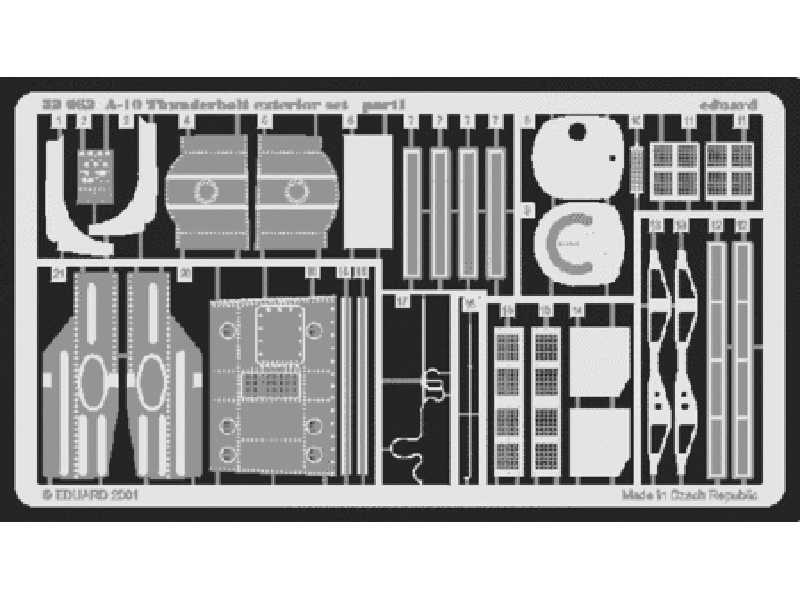  A-10 exterior 1/32 - Trumpeter - blaszki - zdjęcie 1