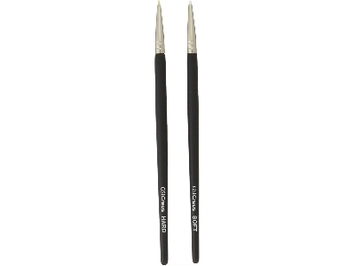 Mr. Weathering Brush Set Extra Small (Soft & Hard) - zdjęcie 1