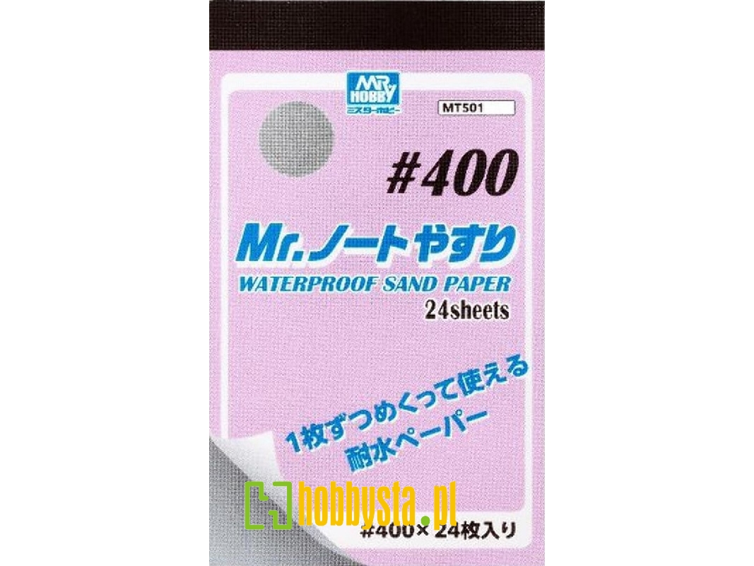 Mr.Waterproof Sand Paper #400 (24 Pcs) - zdjęcie 1 Mr.Waterproof Sand Paper #400 (24 Pcs) - zdjęcie 1