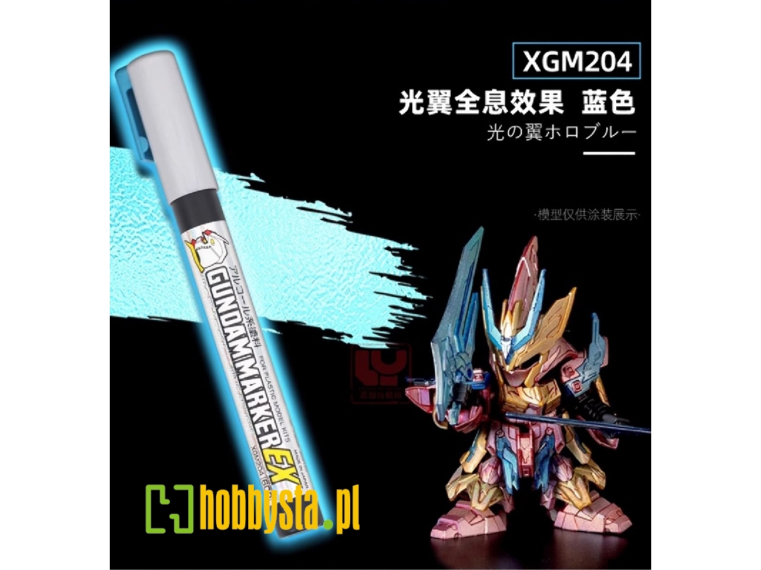 Xgm204 Gundam Marker Ex Wing Of Light Holographic Blue - zdjęcie 1 Xgm204 Gundam Marker Ex Wing Of Light Holographic Blue - zdjęcie 1