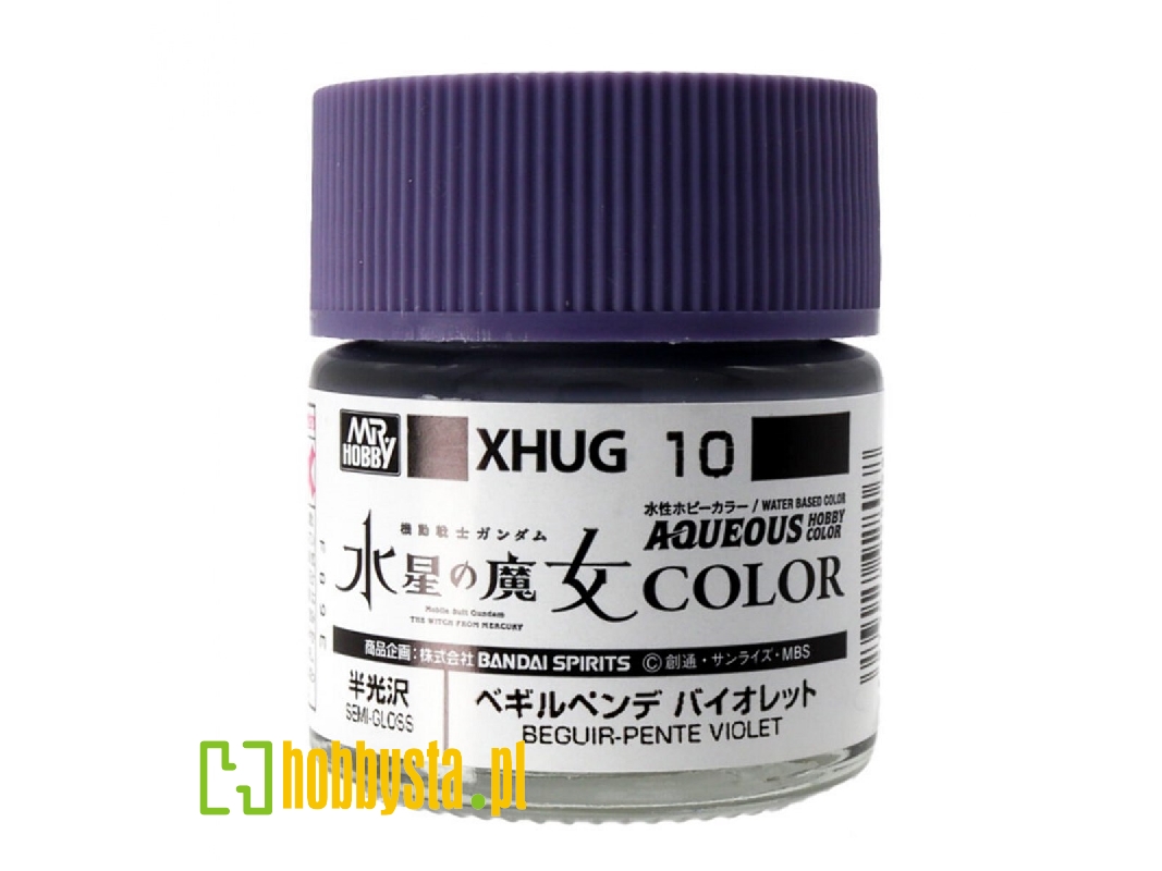 Xhug10 Aqueous Gundam Beguir-pente Violet, Semi-gloss - zdjęcie 1 Xhug10 Aqueous Gundam Beguir-pente Violet, Semi-gloss - zdjęcie 1