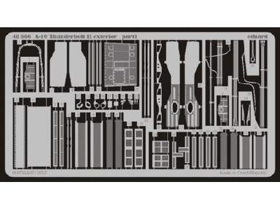  A-10 exterior 1/48 - Italeri - blaszki - zdjęcie 1