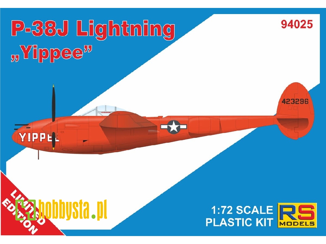 Lockheed P-38 J-20 Lightning 'yippee' (Limited Edition) - zdjęcie 1 Lockheed P-38 J-20 Lightning 'yippee' (Limited Edition) - zdjęcie 1