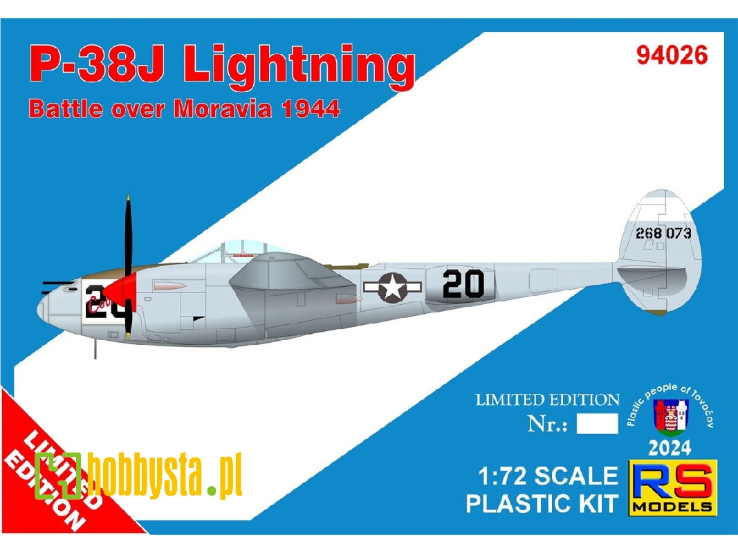 Lockheed P-38 J-15 Lo - Battle Over Moravia (Limited Edition) - zdjęcie 1 Lockheed P-38 J-15 Lo - Battle Over Moravia (Limited Edition) - zdjęcie 1