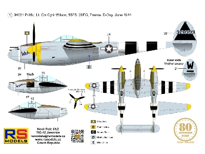 Lockheed P-38 J-15 - Lo "wrangler" (D-day Edition) - zdjęcie 2