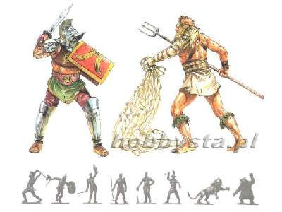 Figurki Gladiatorzy - I - II w.n.e. - zdjęcie 1