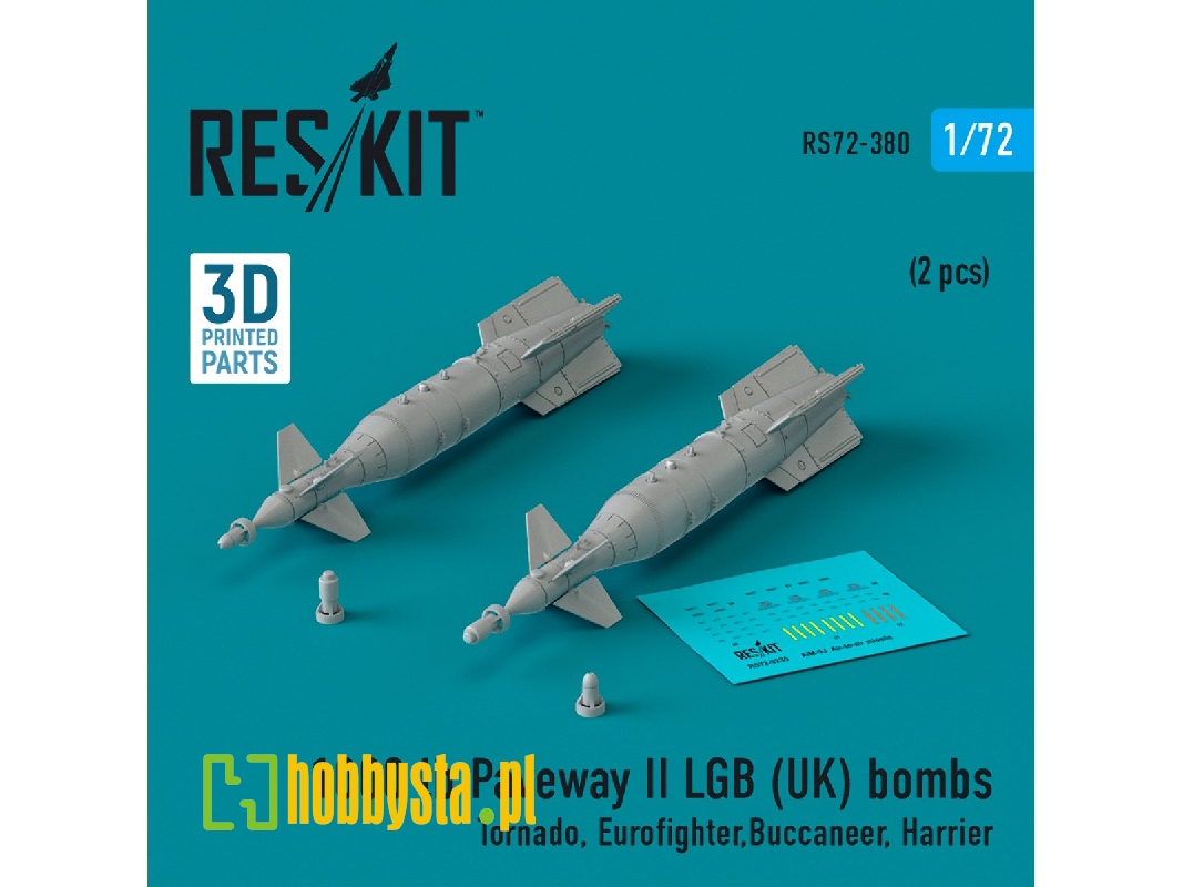 1000 Lb Paveway Ii Lgb (Uk) Bombs (2pcs) (Tornado, Eurofighter, Buccaneer, Harrier) (3d Printed) - zdjęcie 1 1000 Lb Paveway Ii Lgb (Uk) Bombs (2pcs) (Tornado, Eurofighter, Buccaneer, Harrier) (3d Printed) - zdjęcie 1