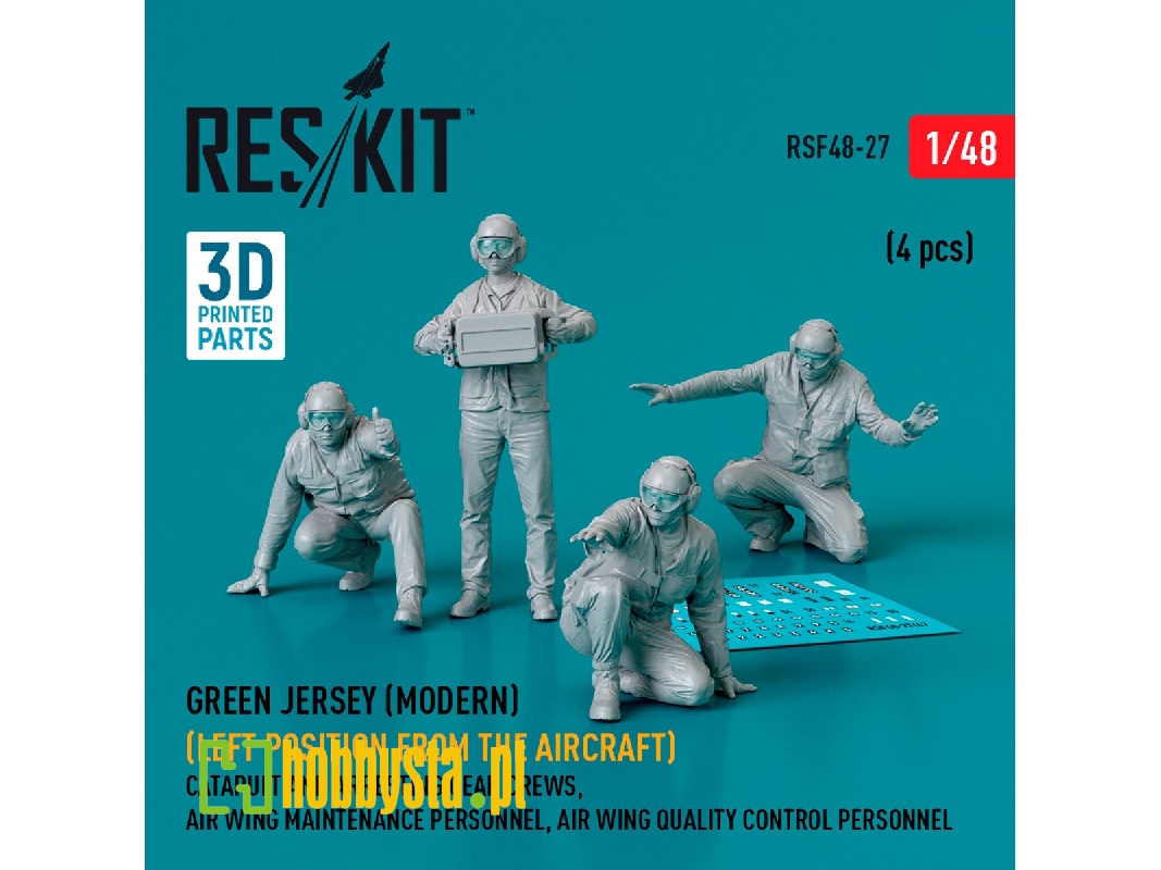 Green Jersey (Modern) (Left Position From The Aircraft) Catapult And Arresting Gear Crews, Air Wing Maintenance Personnel, Air W Green Jersey (Modern) (Left Position From The Aircraft) Catapult And Arresting Gear Crews, Air Wing Maintenance Personnel, Air W