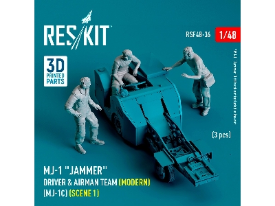 Mj-1 'jammer' Driver And Airman Team (Modern) (Mj-1c) (Scene 1) (3pcs) (3d Printed) - zdjęcie 1