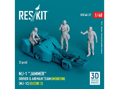 Mj-1 'jammer' Driver And Airman Team (Modern) (Mj-1c) (Scene 2) (3pcs) (3d Printed) - zdjęcie 1