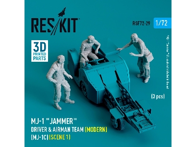Mj-1 'jammer' Driver And Airman Team (Modern) (Mj-1c) (Scene 1) (3pcs) (3d Printed) - zdjęcie 1