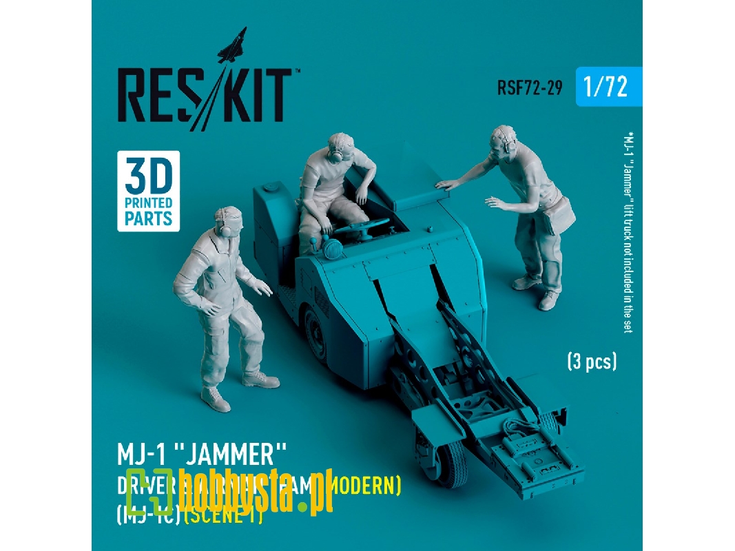 Mj-1 'jammer' Driver And Airman Team (Modern) (Mj-1c) (Scene 1) (3pcs) (3d Printed) - zdjęcie 1 Mj-1 'jammer' Driver And Airman Team (Modern) (Mj-1c) (Scene 1) (3pcs) (3d Printed) - zdjęcie 1