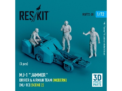 Mj-1 'jammer' Driver And Airman Team (Modern) (Mj-1c) (Scene 2) (3pcs) (3d Printed) - zdjęcie 1