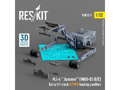 Mj-4 'jammer' (Mhu-83 B/E) Early Lift Truck Upper Loading Position (3d Printed Model Kit) - zdjęcie 1