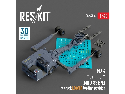 Mj-4 'jammer' (Mhu-83 B/E) Early Lift Truck Lower Loading Position (3d Printed Model Kit) - zdjęcie 1