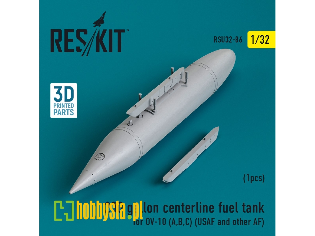 230 Gallon Centerline Fuel Tank For Ov-10 (A, B, C) (Usaf And Other Af) (1pc) (3d Printed) - zdjęcie 1 230 Gallon Centerline Fuel Tank For Ov-10 (A, B, C) (Usaf And Other Af) (1pc) (3d Printed) - zdjęcie 1