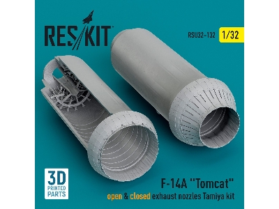 F-14a 'tomcat' Open And Closed Exhaust Nozzles Tamiya Kit (3d Printed) - zdjęcie 1