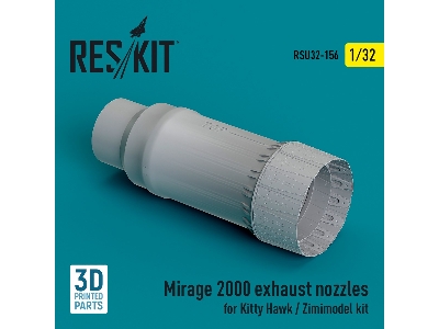 Mirage 2000 Exhaust Nozzle For Kitty Hawk / Zimimodel Kit (3d Printed) - zdjęcie 1