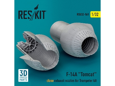 F-14a 'tomcat' Close Exhaust Nozzles For Trumpeter Kit (3d Printed) - zdjęcie 1