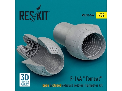 F-14a 'tomcat' Open And Closed Exhaust Nozzles Trumpeter Kit (3d Printed) - zdjęcie 1