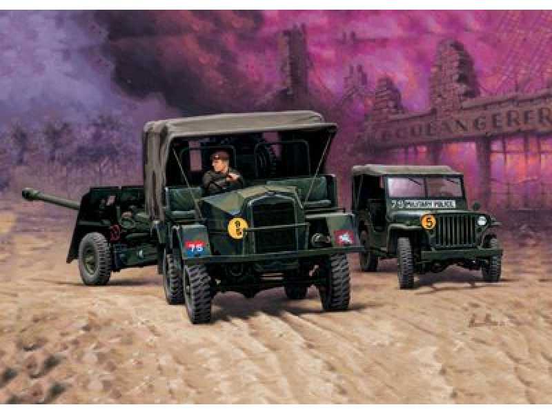 Morris Truck with 17pdr. Gun & Jeep - zdjęcie 1 Morris Truck with 17pdr. Gun & Jeep - zdjęcie 1