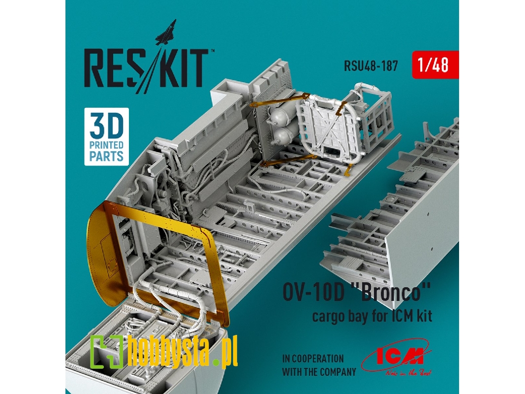 Ov-10d 'bronco' Cargo Bay For Icm Kit (3d Printed) - zdjęcie 1