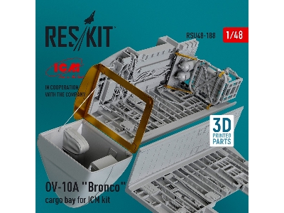 Ov-10a 'bronco' Cargo Bay For Icm Kit (3d Printed) - zdjęcie 2