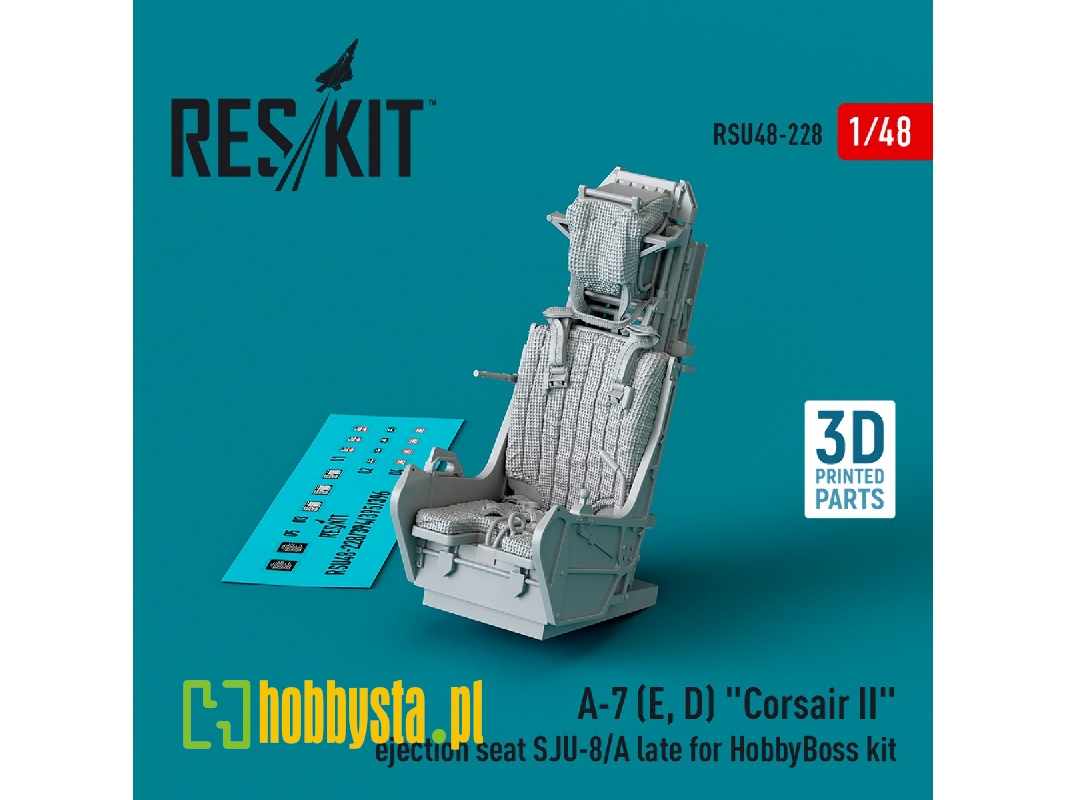 A-7 (E, D) 'corsair Ii' Ejection Seat Sju-8/A Late For Hobbyboss Kit (3d Printed) - zdjęcie 1