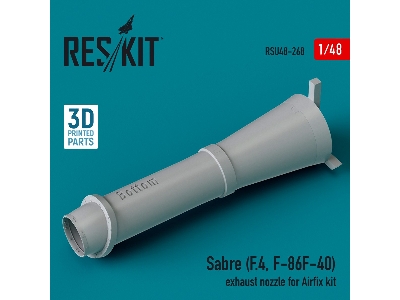 Sabre (F.4, F-86f-40) Exhaust Nozzle For Airfix Kit (3d Printed) - zdjęcie 1