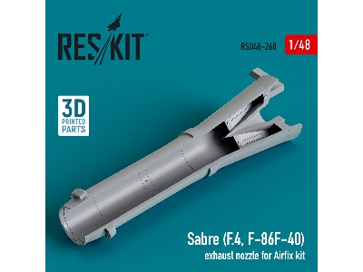 Sabre (F.4, F-86f-40) Exhaust Nozzle For Airfix Kit (3d Printed) - zdjęcie 2