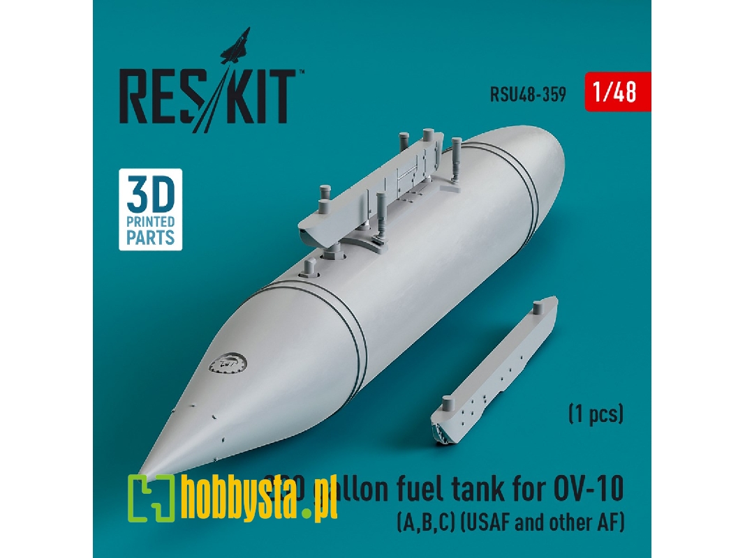 230 Gallon Centerline Fuel Tank For Ov-10 (A, B, C) (Usaf And Other Af) (1pc) (3d Printed) - zdjęcie 1 230 Gallon Centerline Fuel Tank For Ov-10 (A, B, C) (Usaf And Other Af) (1pc) (3d Printed) - zdjęcie 1